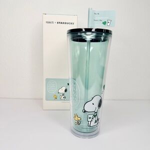 Peanuts + Starbucks Love, 24 oz plastic cold cup tumbler